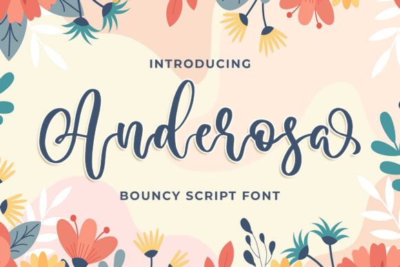 Anderosa: A Handwritten Font for Elegant Editorial Design