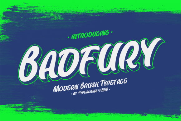 Badfury: A Handwritten Font for Stronger Branding