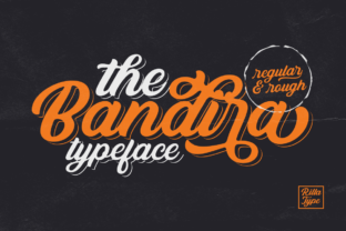 Bandira Font: A Vintage Handwritten Typeface for Branding