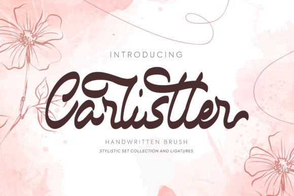 Carlistter: A Bold Handwritten Font for Web Headers
