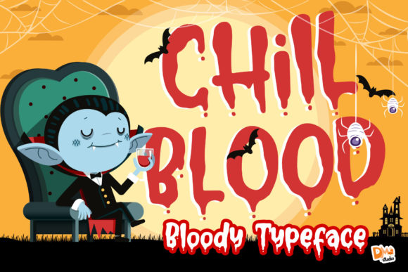Chill Blood: A Bold Display Font for Makers