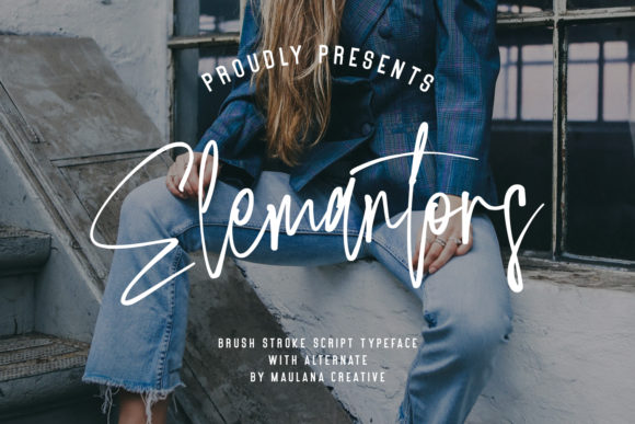 Elemantors: A Handwritten Font for Digital Design