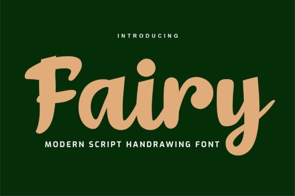 Fairy: A Handwritten Font for Editorial Warmth