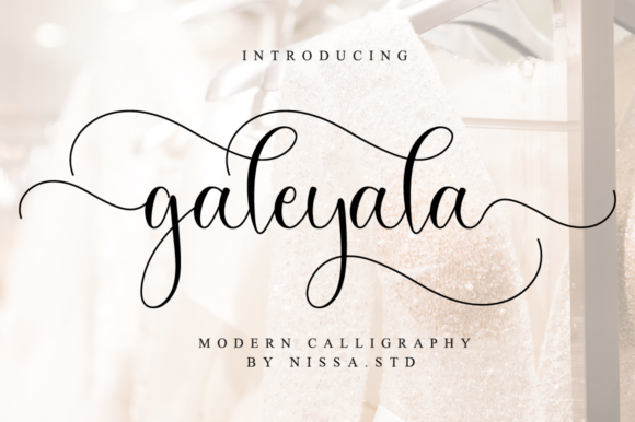 Galeyala: A Handwritten Font for Digital Elegance