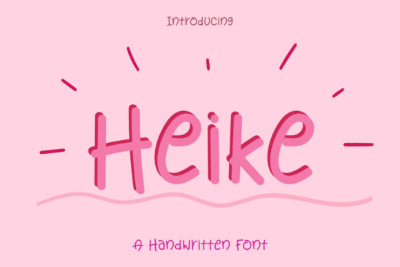 Heike: The Handwritten Font That Elevates Brand Identity