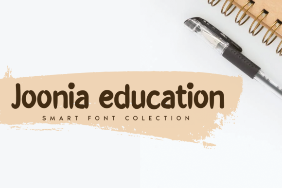 Joonia Education: A Handwritten Font for Digital Design