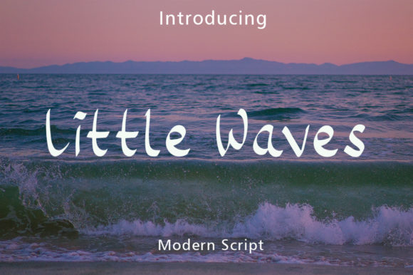 Little Waves: A Handwritten Font for Makers