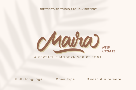 Maira: The Script Font That Elevates Brand Identity