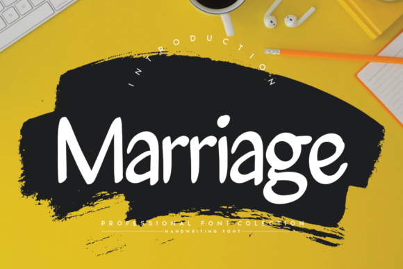 Marriage Font: A Friendly Typeface for Branding