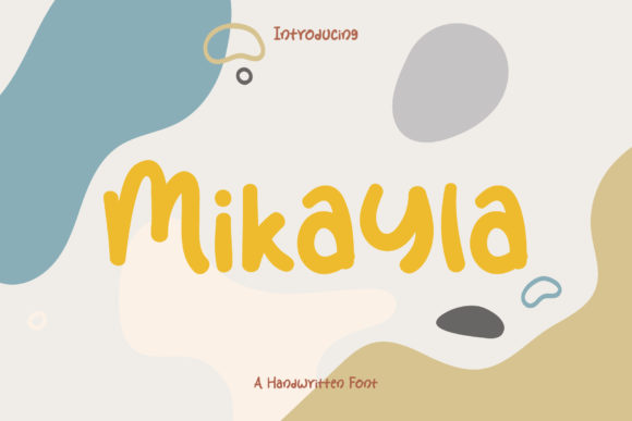 Mikayla: A Handwritten Font for Branding