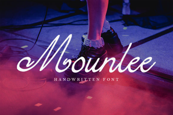 Mounlee: A Handwritten Font for Elegant Branding