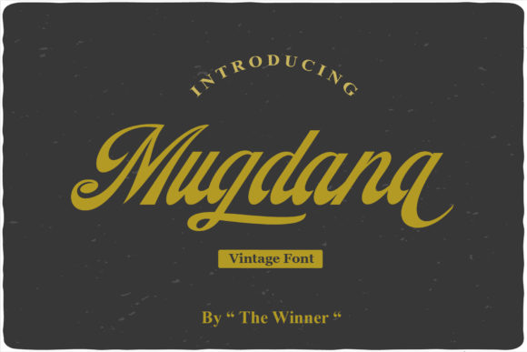 Mugdana: The Elegant Handwritten Font for Makers
