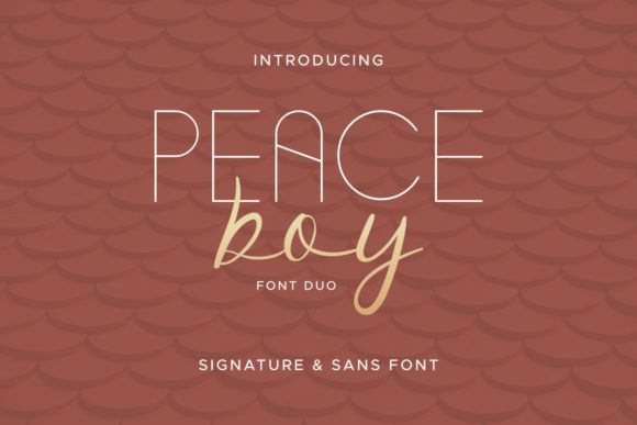 Peace Boy: A Versatile Typeface for Modern Editorial Design