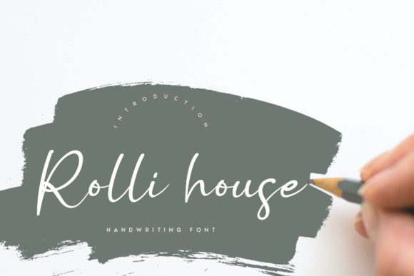 Rolli House: A Handwritten Font for Modern Web Design