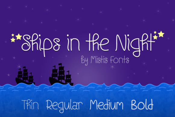 Ships in the Night: A Whimsical Font for Web Design