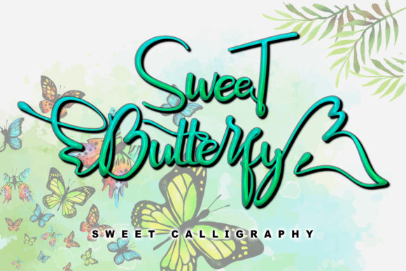 Sweet Butterfly: A Handwritten Font for Web Design