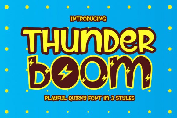 Thunder Boom Font: Bold Display Type for Campaigns
